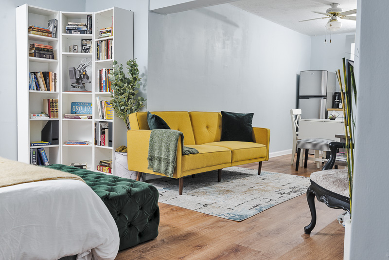 Poolside near Hard Rock Stadium — bright open living room